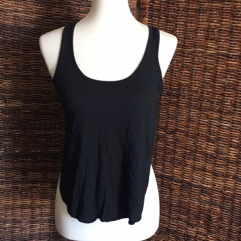 Black tank top